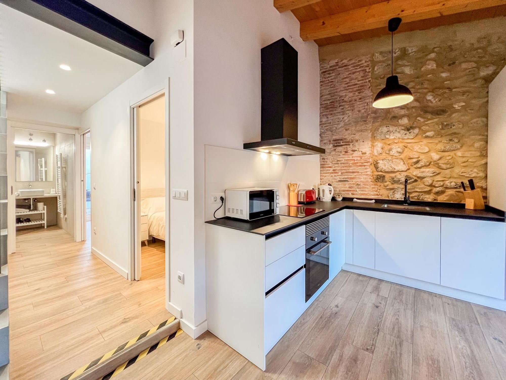 Ganganell Atic Apartamento Con Terraza En Besalu Exterior photo